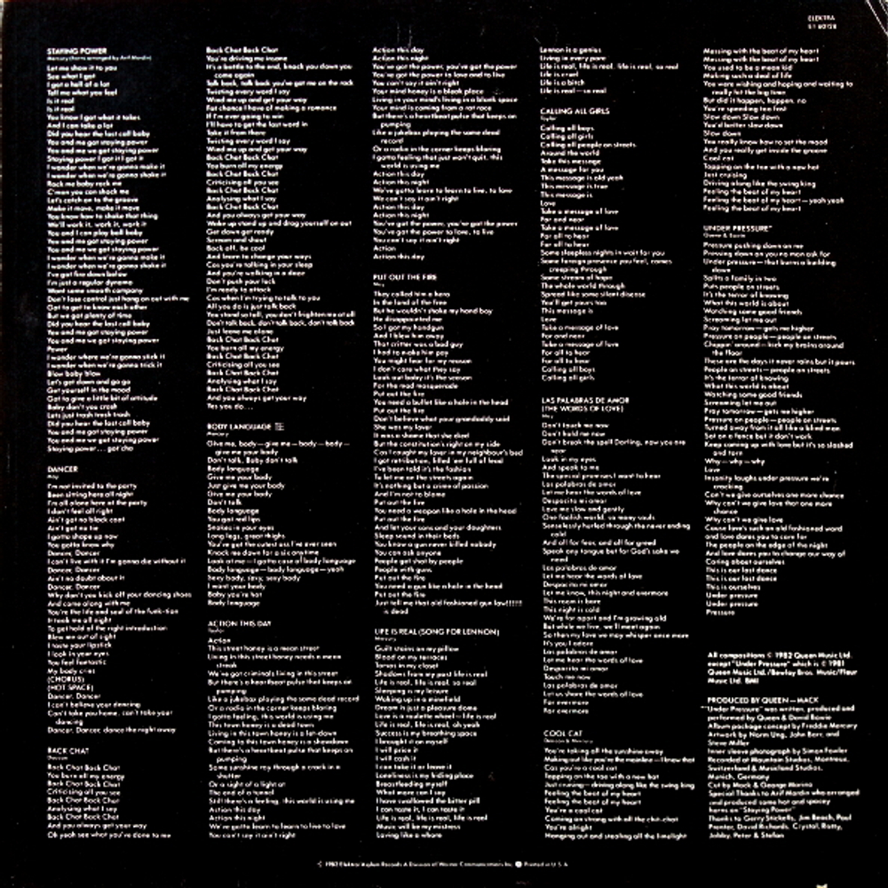 Queen / Hot Space (LP)