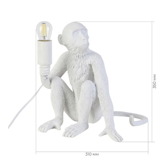 SLE115104-01 Прикроватная лампа Белый E27 1*60W TENATO