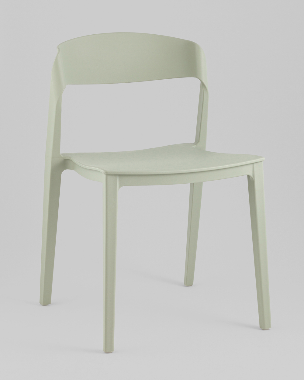 Стул Moris пластик серо-зеленый