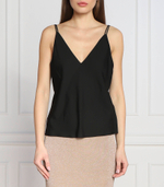 сатиновый топ Calvin Klein - черный(K20K205543)