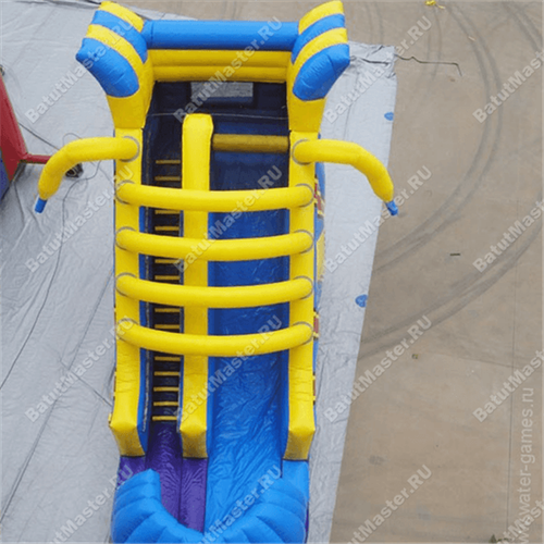 Надувная горка "Ботинок" 9*4*6 м