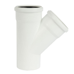 Тройник канализационный малошумный 110х110 мм 45° RTP Elite