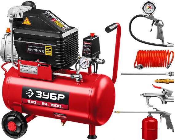 Компрессор ЗУБР КПМ-240-24 Н6