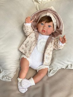 Кукла Реборн Marina and Pau 45cм Alina мягконабивная (M3001)