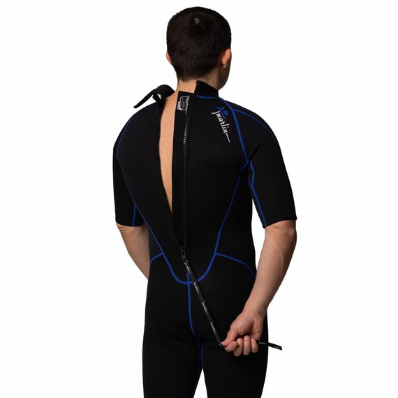 Гидрокостюм Marlin Malibu Shorty Man черно-синий 2,5 мм
