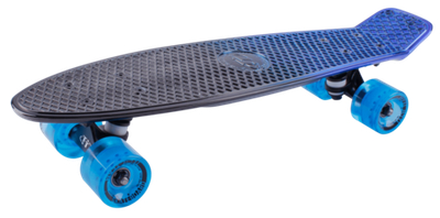 Скейт пенни-борд Tech Team Metallic 22", перламутр синий