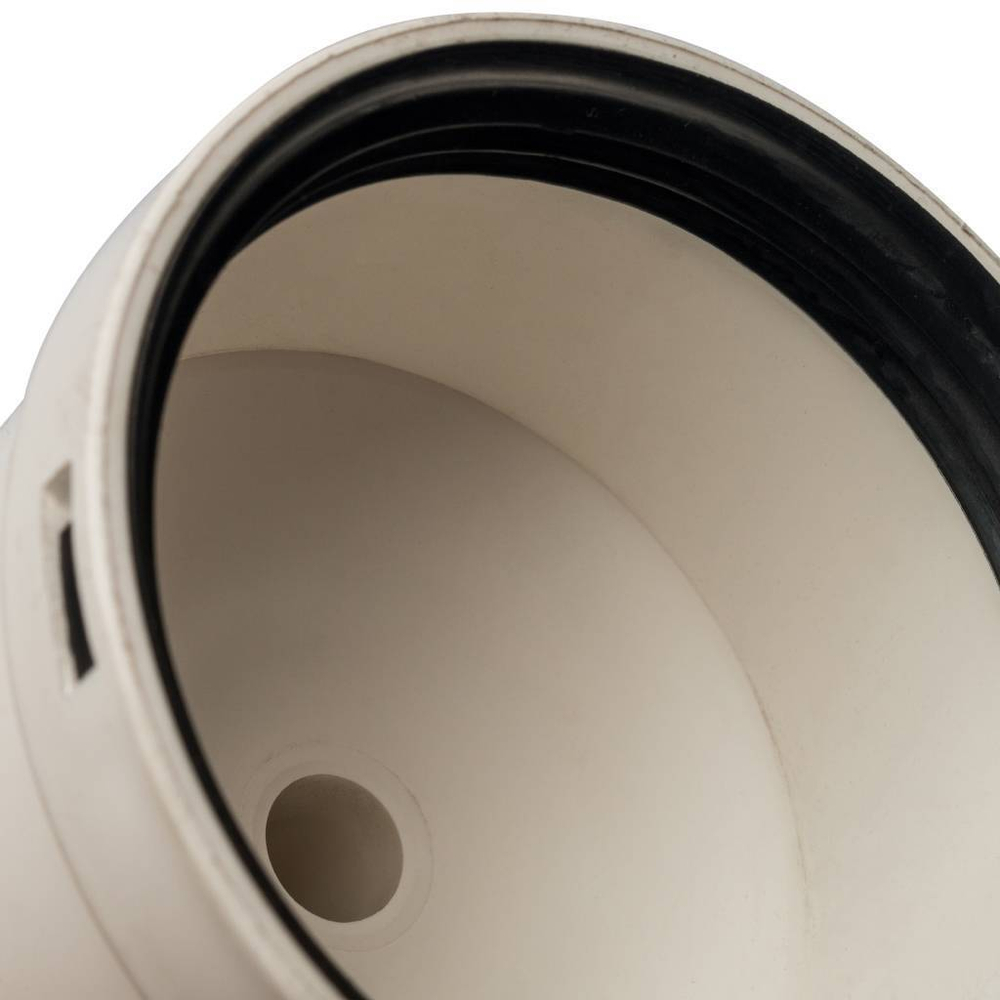 Элемент дымохода конденсац.крышка под сифон Ø80 м