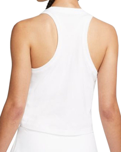 Женский топ теннисный Nike Court Gaden Party Top - white