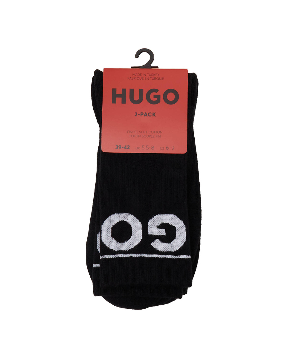 Носки 2 пары QS RIB ICONIC CC Hugo Bodywear - черный(50510647)