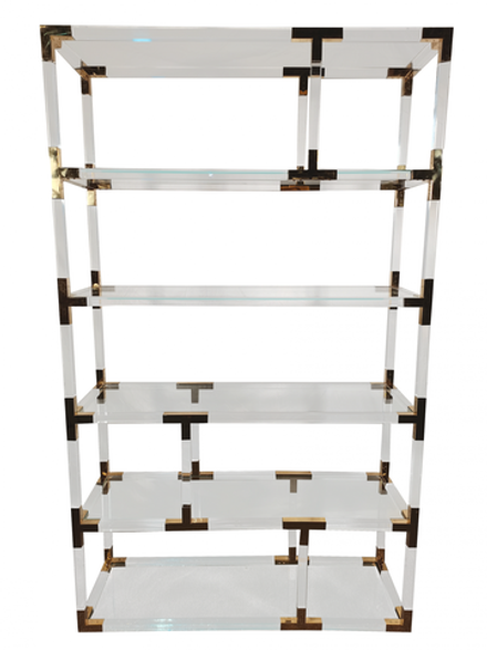 Стеллаж Ist Casa Роялти, 120х38х200 см, прозрачный
