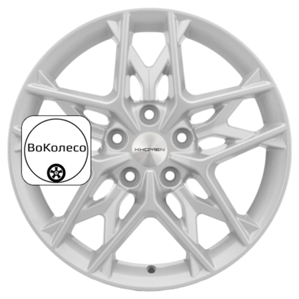 7x17/5x114,3 ET50 D67,1 KHW1709 (CX-5/Seltos/Optima) F-Silver Khomen Wheels