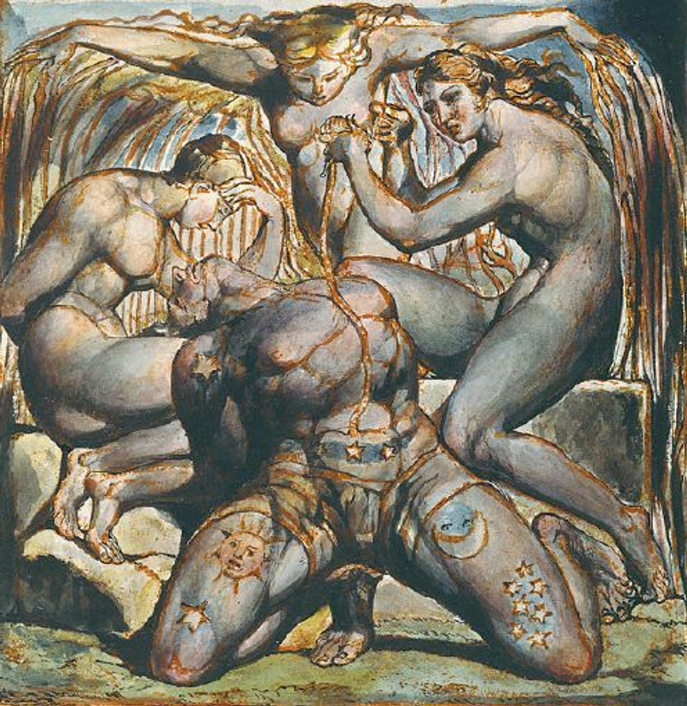 William Blake - эротическое искусство художника Уильяма Блейка. 18+