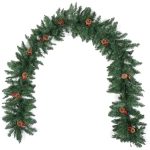 Гирлянда хвойная «Лесная сказка» 2,7 м d=35 см, ПВХ, шишки, ягоды