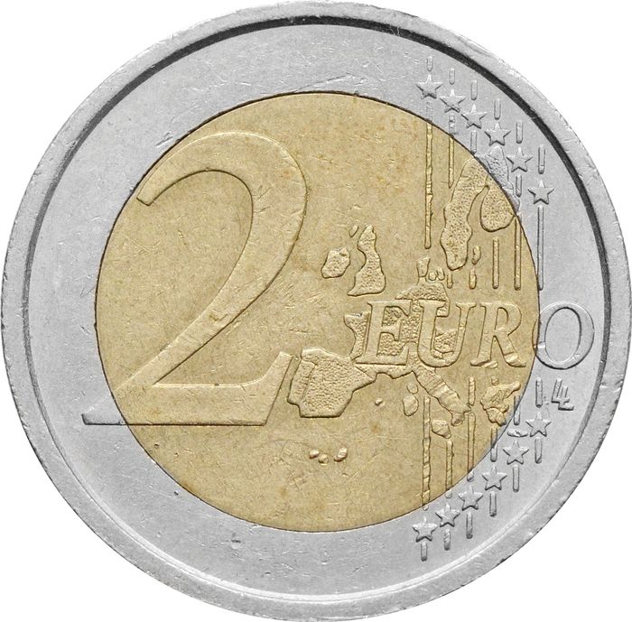2 евро 2003 Италия XF