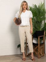 Брюки Жаркое лето (бежевые) Б15956-18М LT Collection