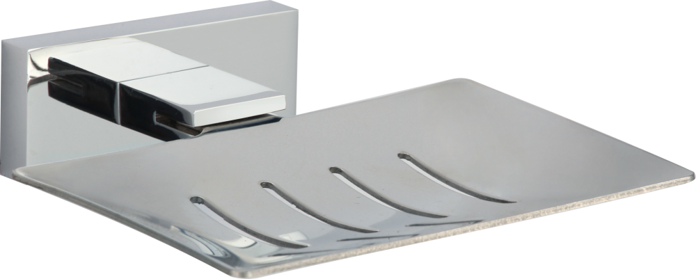 88021 Мыльница настенная металл. (ХРОМ) GANZER (20/1шт)