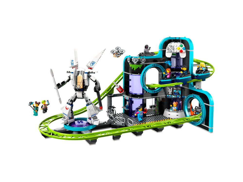 Конструктор LEGO City 60421 Парк аттракционов: Мир роботов