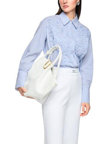 Marc Cain Рубашка укороченная с вышивкой