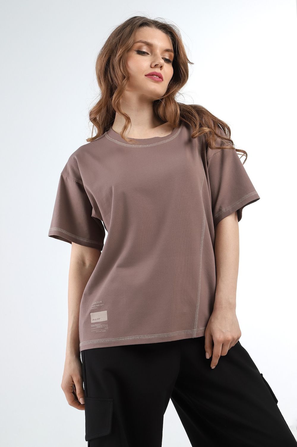 Футболка Движение Виотекс КОФЕЙНЫЙ