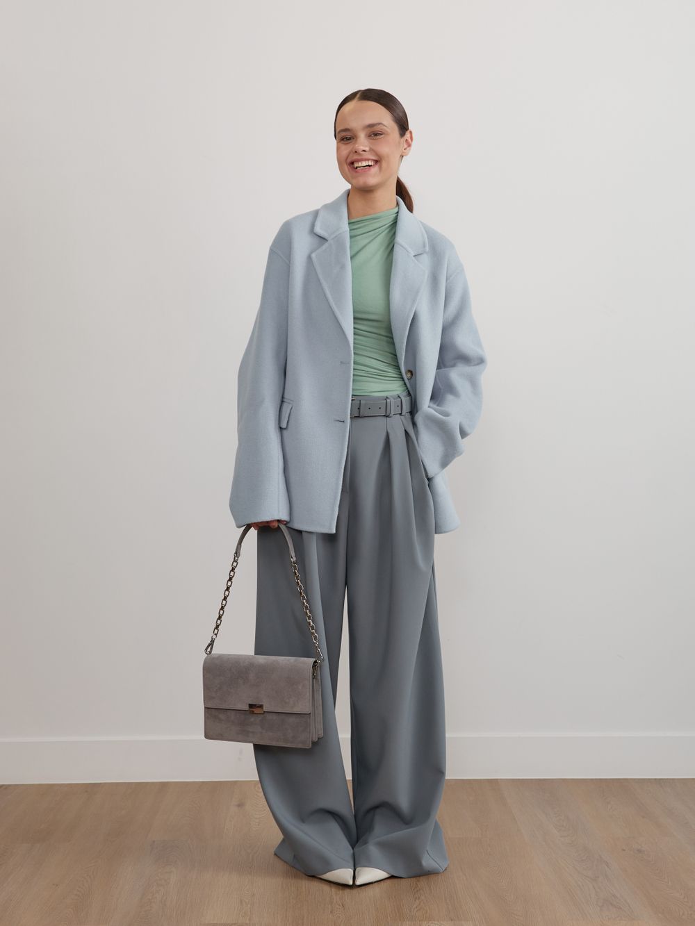 ТОП-БОДИ С ДРАПИРОВКОЙ PISTACHIO