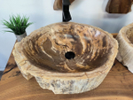 Раковина из окаменелого дерева OD-62102 56*47*15