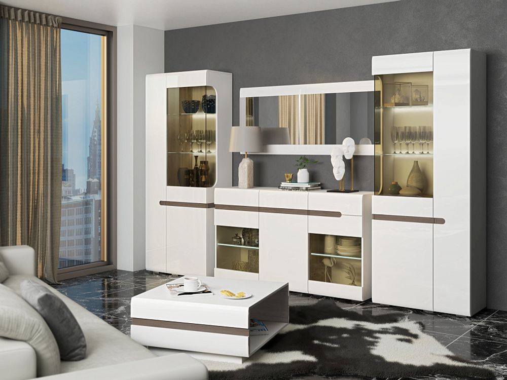 Ультра Комод-витрина