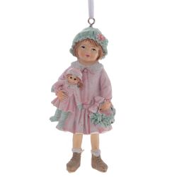 GAEM Изделие декоративное подвесное "Девочка/Mальчик", L5 W3 H11 см, 4в.