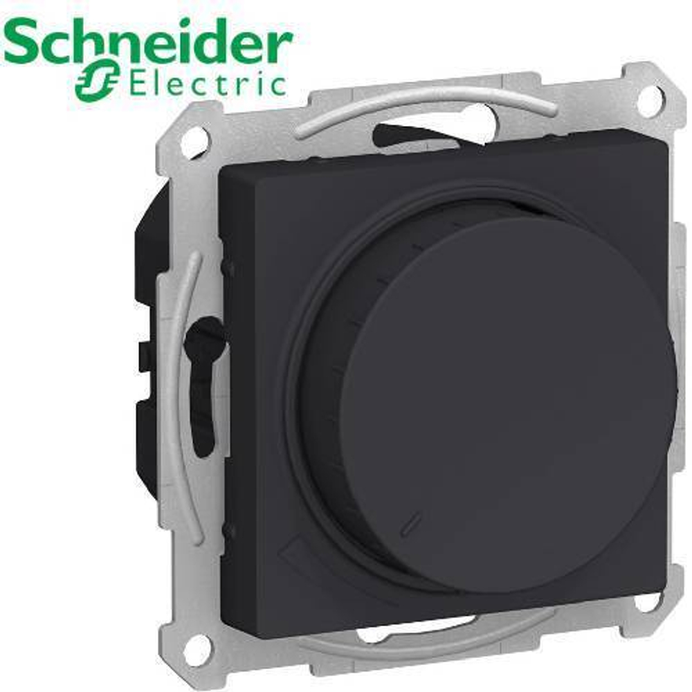 Светорегулятор (диммер) 400W (карбон) AtlasDesign Schneider ATN001023