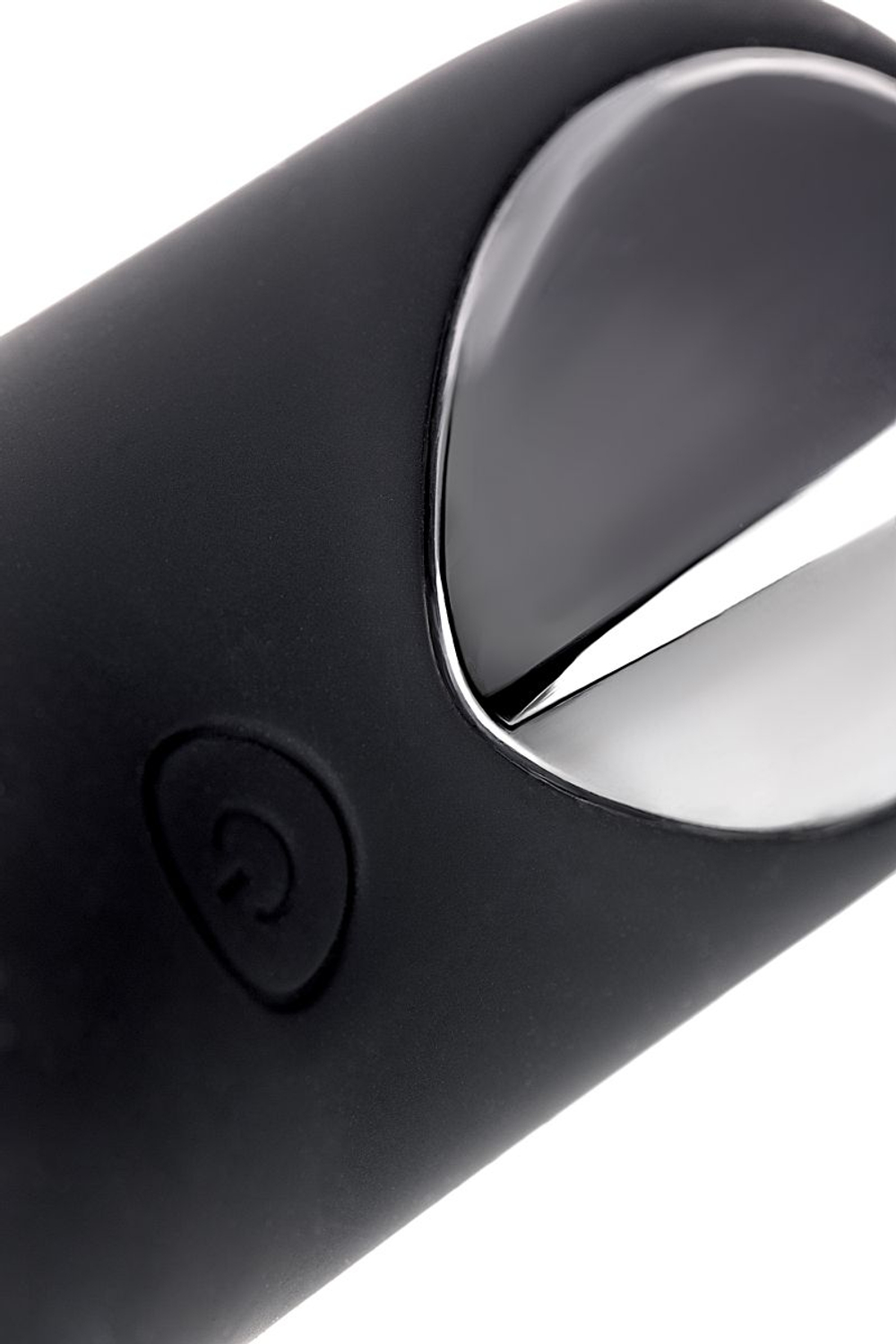 Чёрный изогнутый вибростимулятор простаты Erotist (Цвет: черный)