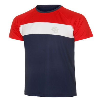 Мужское теннисное поло BB by Belen Berbel Tommy T-Shirt Men - Blue, Multicoloured