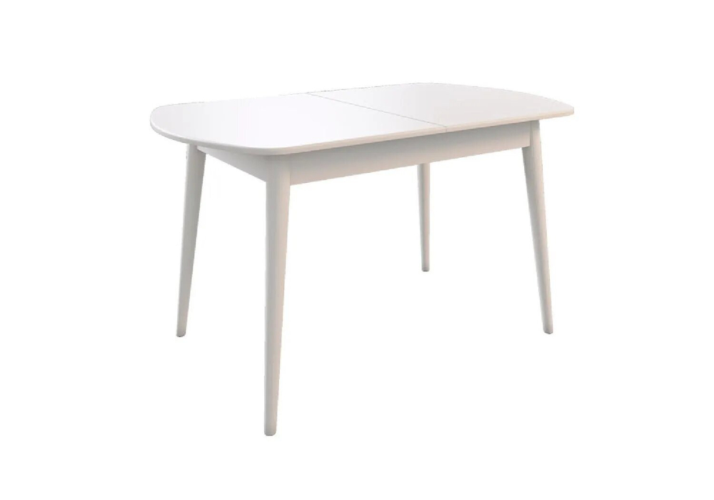 Стол кухонный раздвижной Элегант, МДФ, овальная форма