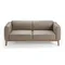 Трехместный диван Angel Cerda 5353-3P, серо-бежевая кожа