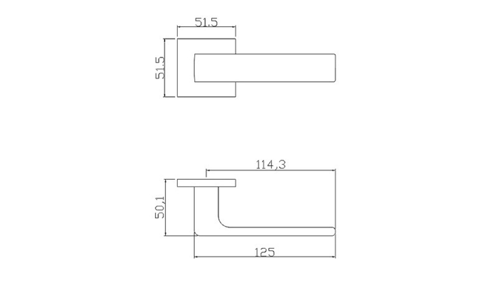 Ручка ADDENBAU GRANE S-560 WHITE