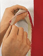 Малярная лента для изогнутых линий Folsen® 0293825, 38ммХ25м, бумажная, желтоватая