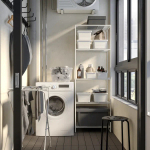 Полка проволочная/внутренняя/наружная - IKEA JOSTEIN/ЙОСТЕЙН ИКЕА, 40х2х57 см, белый