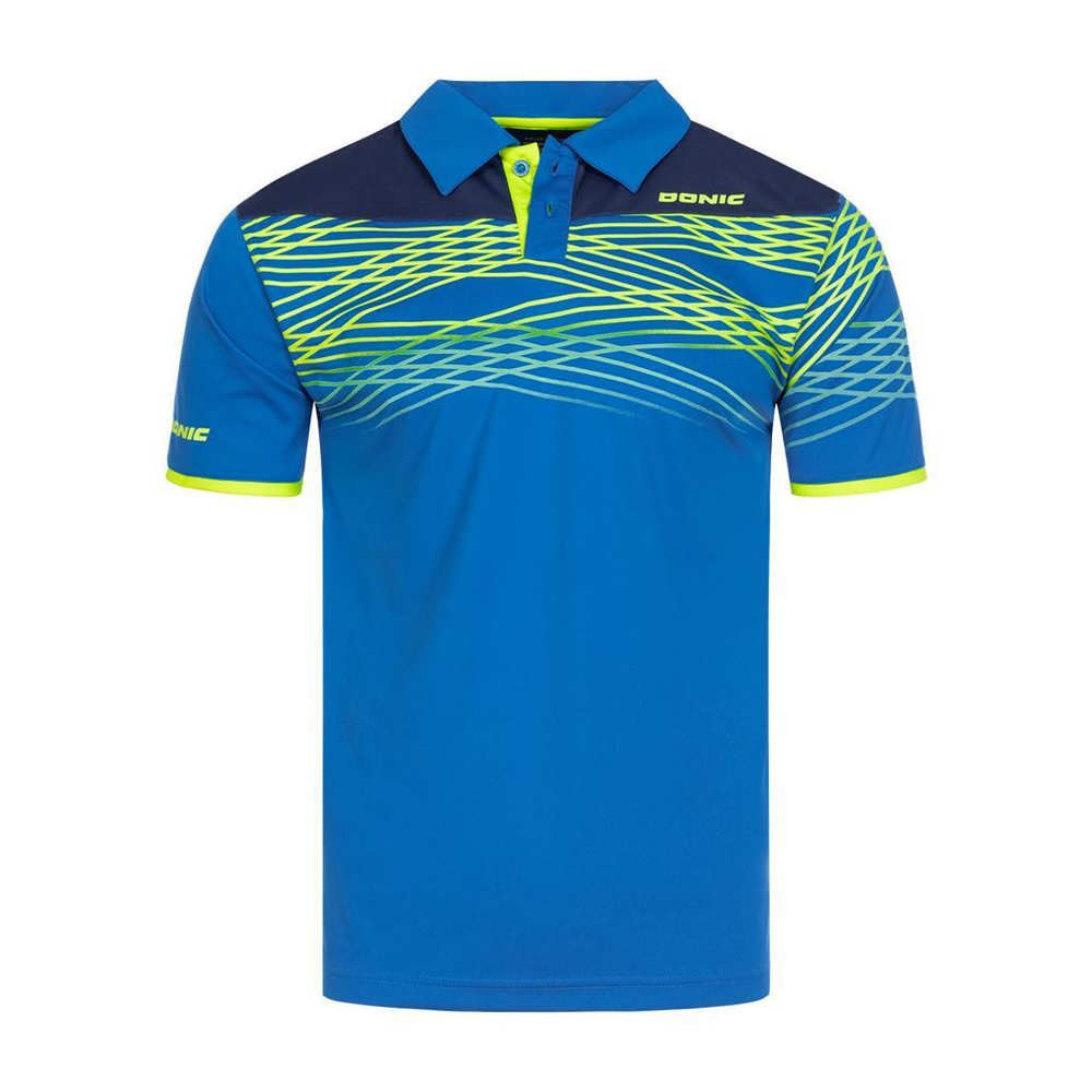 Donic Shirt Clashflex blue/yellow