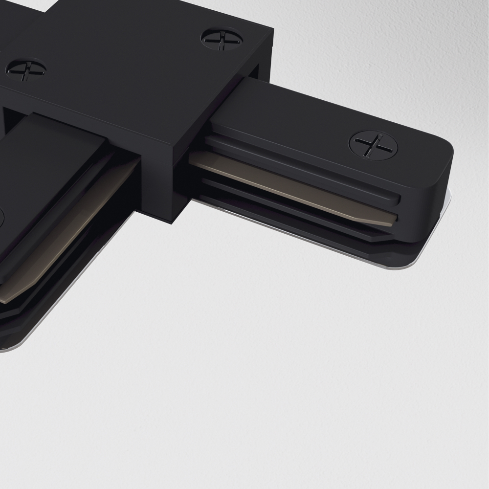 Соединитель "T"-образный для однофазного шинопровода  Maytoni Technical TRA001CT-11B черный