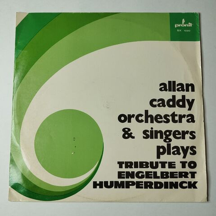 Винтажная виниловая пластинка LP Allan Caddy Orchestra and Singers Tribute To Engelbert Humperdinck (Польша 1974)