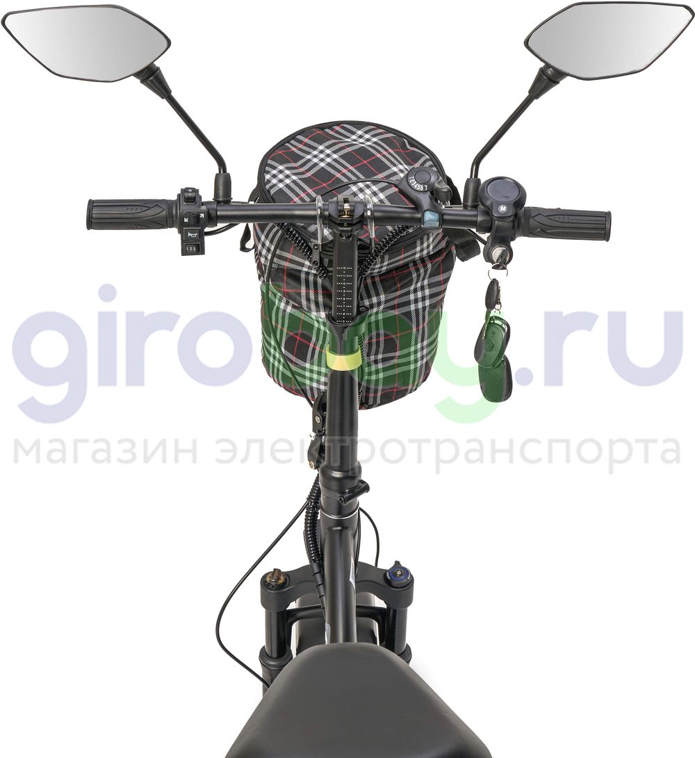 Электровелосипед Minako F11 Lite (48V/20Ah) - Синий обод фото №6