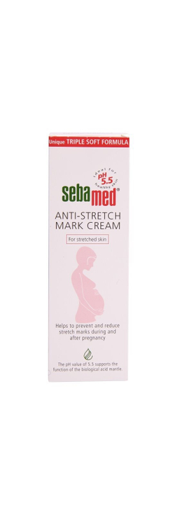 Sebamed Anti-Stretch Mark Cream - крем для тела, который уменьшает существующие растяжки и предотвращает образование новых /   200  ml  / GTIN 4103040921963
