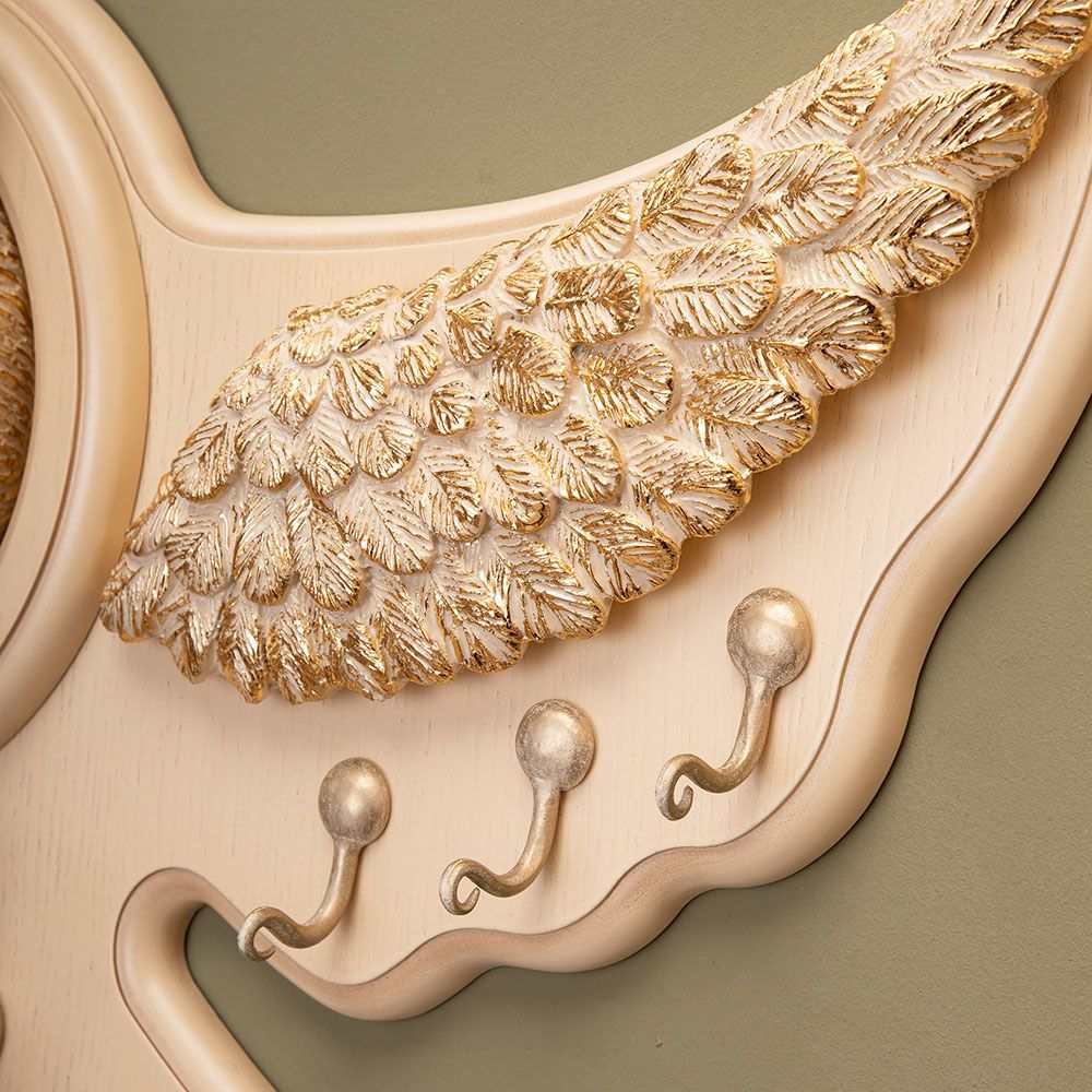 Вешалка настенная Bubo Айвори Антик Слоновая Кость