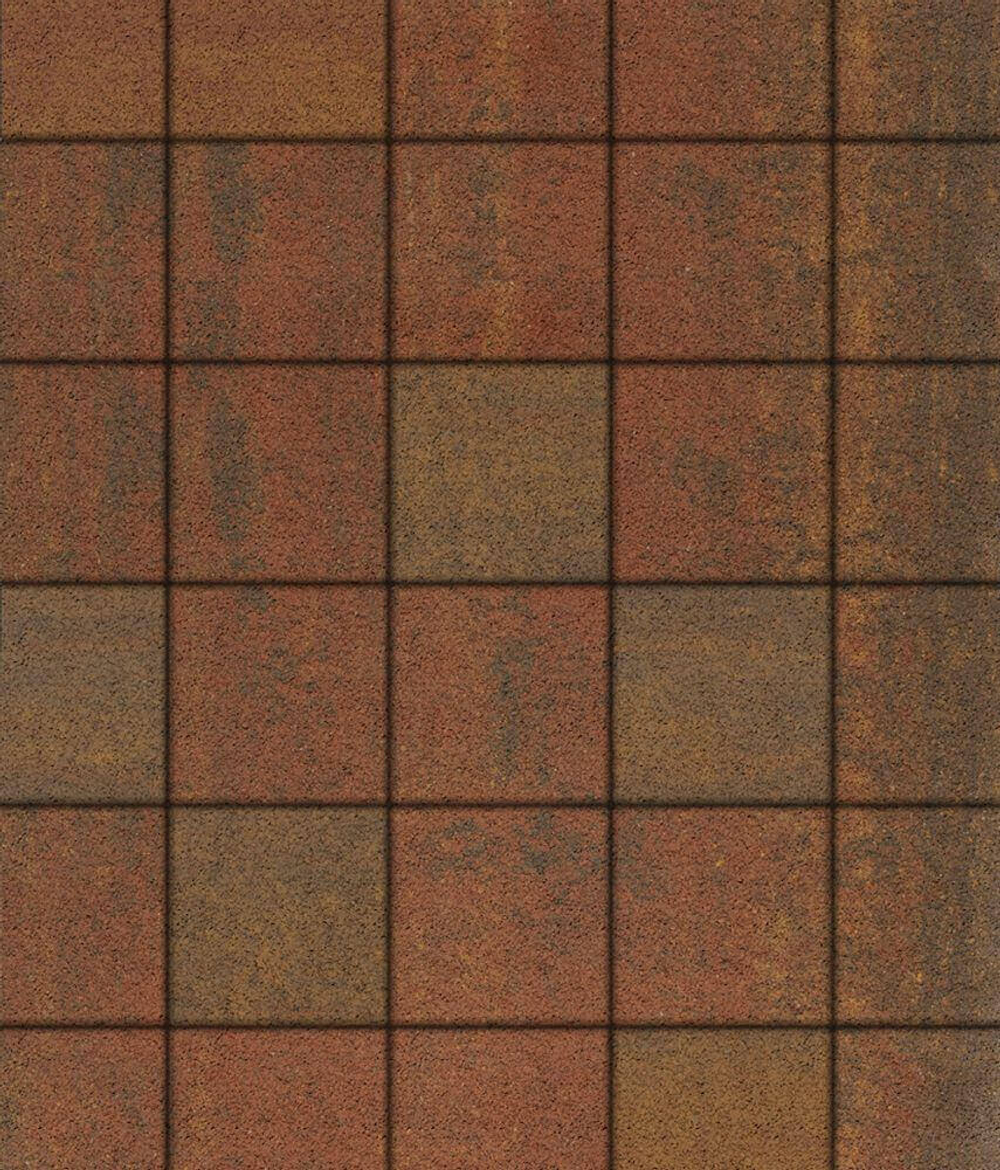 Гранитная тротуарная плитка КВАДРАТ - А.2.К.4 Листопад гранит Арабская ночь