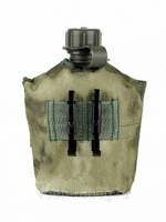 Фляга пластиковая US с чехлом Атака