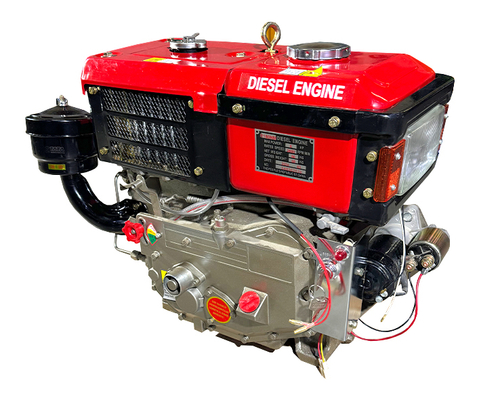 Двигатель R180/180N длинный блок (8 л.с., дизельный с электростартером)
