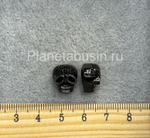 Бусины люкс (Корея) Череп гематит 0063
