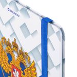 Дневник 1-11 класс 48 л., твердый, BRAUBERG, матовая ламинация, резинка, закладка-ляссе, с подсказом, "Герб", 107238