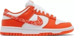 Кроссовки Nike Dunk Low Ess "Orange Paisley" (Женская размерная сетка)