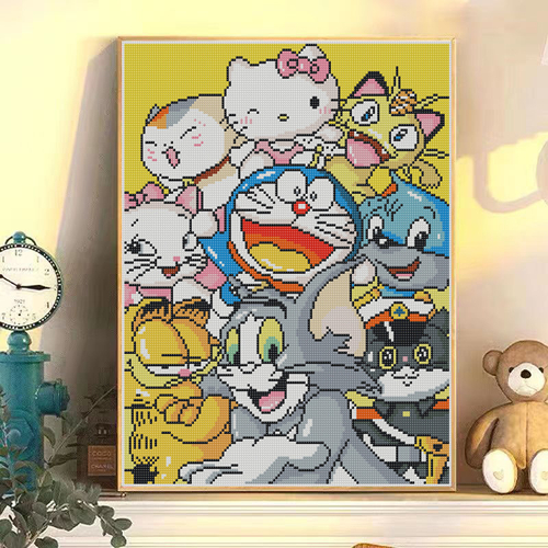 Алмазная мозаика "Cuties", 40х50 см