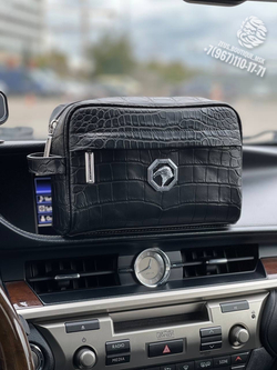 Барсетка Stefano Ricci из кожи крокодила