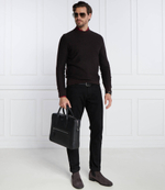 Хлопковый свитер marameo BOSS BLACK - коричневый(50500662)